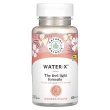 Natural Balance, Kvinnors Hälsa, Vatten-X, 60 VegCaps