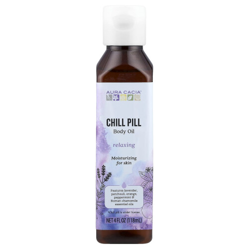 Aura Cacia, Χίλλ Πιλ, Σώμα Οϊλ, 4 fl oz (118 ml)