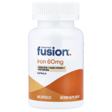 Bariatric Fusion, Rauta Plus Vitamiini C, 60 kapselia