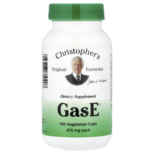 Christopher's Original Formulas, GasE, 475 mg, 100 Vegetarische Capsules