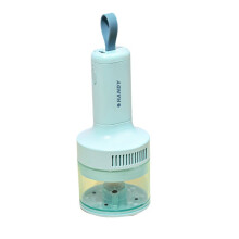 Aspirapolvere da Tavolo per Uso Domestico e In Auto, Potente Aspirazione, Ricarica USB, Pulisci Tastiera Blu