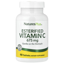 NaturesPlus, Esteroidi C - vitamiini, 675 mg, 90 tablettia