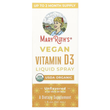 MaryRuth's, Veganische Vitamin D3-vloeistof spuit, Ongevoopt, 1 fl oz (30 ml)