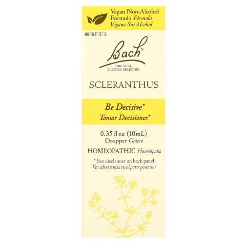 Bach Bach, Πρωτότυπη Φυτό Ρητορική, Σκλαρανθού, 0.35 fl oz (10 ml)
