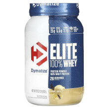 Dymatize, Elite 100% Whey Proteïnpoeder, Gourmet Vanille, 2 lbs (907 g)