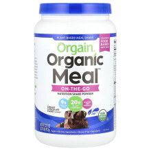 Orgain, Biologische Maaltijd, Alles-in-Één Voedingssupplement Poeder, Cremige Chocolate Fudge, 2,01 lbs (912 g)