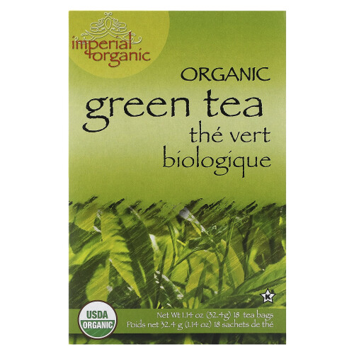 Uncle Lee's Tea, Αυτοκρατορική Οργανική, Οργανική Πράσινη Τσάι, 18 Τσάι Σάκε, 1.14 oz (32.4 g)
