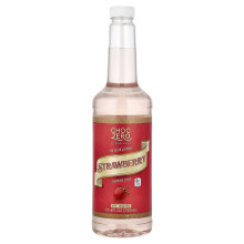 ChocZero, Premium Syrup, Strawberry, Fără Zahăr, 25.4 fl oz (750 ml)