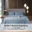 Bambu Rayon kyllakanset Queen, 4 delar 2