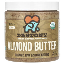 Dastony, Mantequilla de Almendras Orgánica, Ultra Suave, 8 oz (227 g)