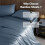 Bambu Rayon kyllakanset Queen, 4 delar 4