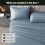 Bambu Rayon kyllakanset Queen, 4 delar 5