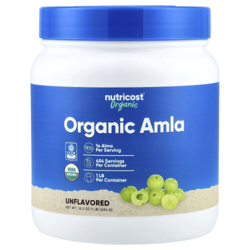 Nutricost, Οργανική Αμλα, Unflavored, 16.2 oz (454 g)