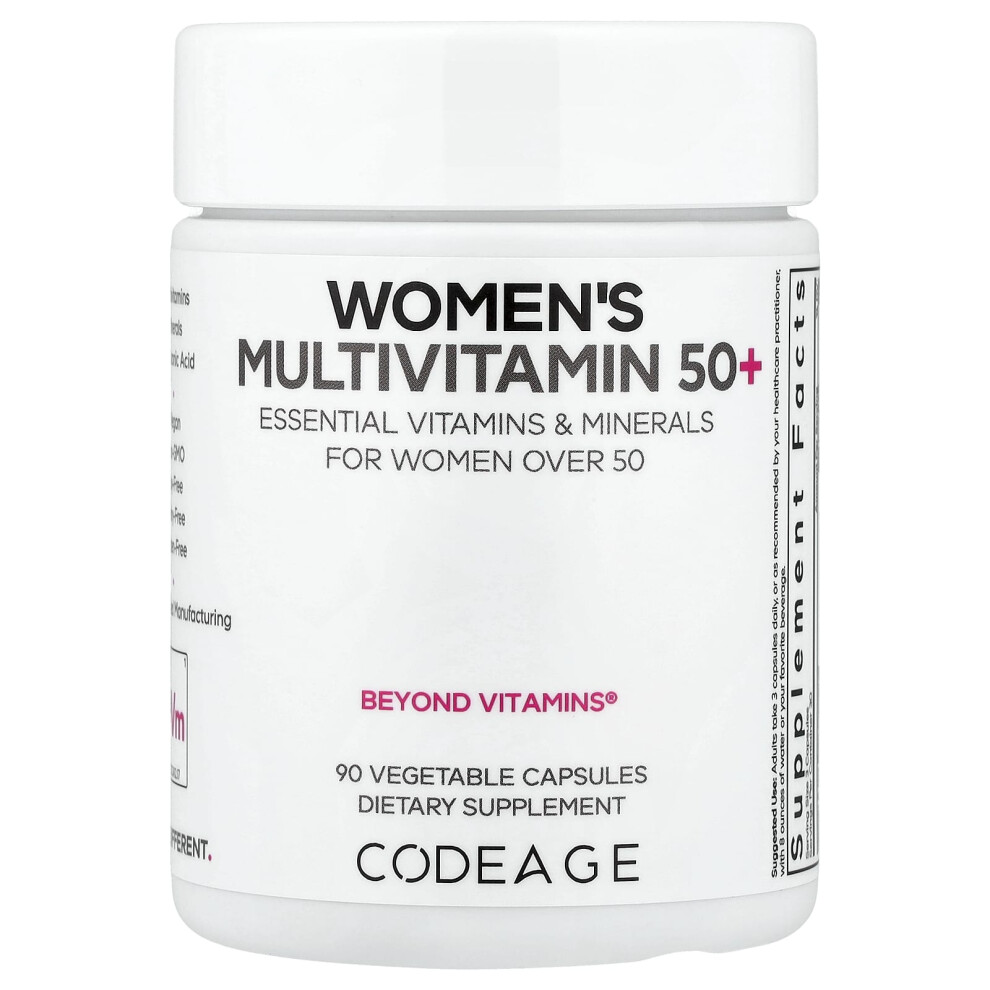 Codeage , Women's Multivitamin 50+, 90 Vegetable Capsules