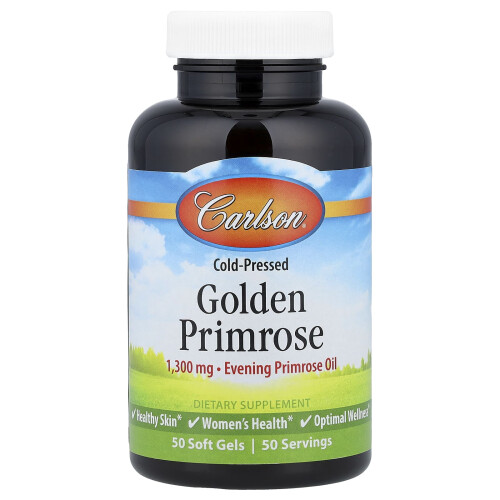 Carlson, Primrosa Cold-Pressed, 1,300 mg, 50 Soft Gels