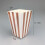 Porta popcorn a righe verticali color oro rosa, 48 pezzi 7