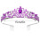 Tiara de casamento com strass para mulheres, ajustável e com cristais. 3