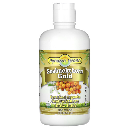Dynamic Health, Χρυσό Σιτάρι Σέμπουκθορν, 100% Ζεστό, 32 fl oz (946 ml)