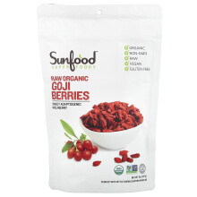 Sunfood, Ökológiai Goji bogyó, 8 oz (227 g)