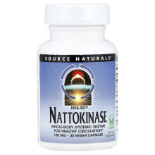 Source Naturals, NSK-SD Nattokinase, 100 mg, 30 vegane Kapseln