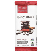 Donker Chocolade Bar, Spicy Maya, 2.8 oz (80 g)