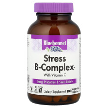 Bluebonnet Nutrition, Stress B-Vitamin-Komplex, 100 pflanzliche Kapseln