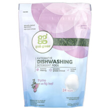Grab Green, Automaattinen Ruokailuvälinepohja, Thyme with Fig Lehti, 24 Latauksia, 15.2 oz (432 g)