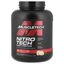 MuscleTech, Nitro Tech, Whey Eiwit, Vanilla Cream, 4 lbs (1,81 kg)