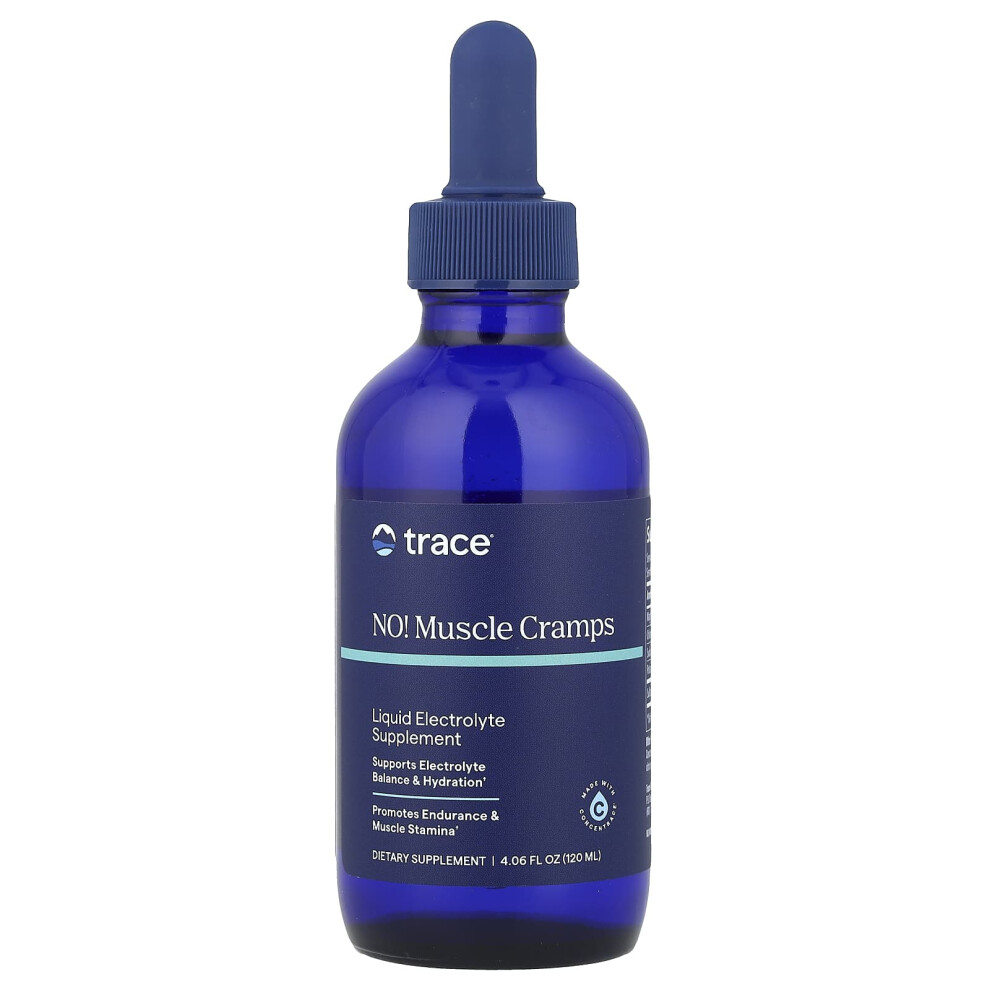 Trace Minerals Â¬Ã Trace Minerals No! Muscle Cramps Electrolyte Liquid Drops - 120Ml