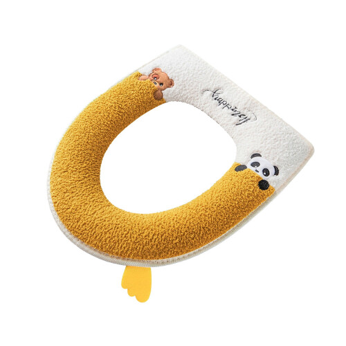 Thick Toilet Seat Cushion with Handle and Zipper 1