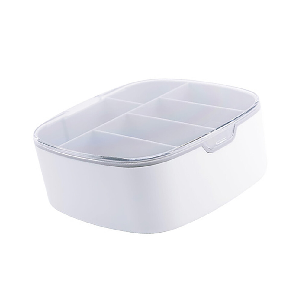 Plastic Cable Organizer Box With Lid 14X5.5x14cm For Cord Management 8411385852399