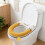 Thick Toilet Seat Cushion with Handle and Zipper 5