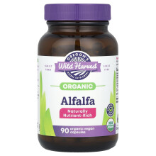 Oregon's Wild Harvest, Økologisk Alfalfa, 90 Økologiske Vegan Kapsler