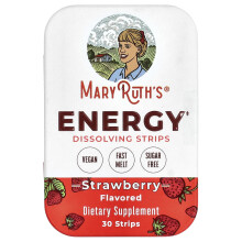MaryRuth's, Energie auflösende Streifen, Erdbeere, 30 Streifen