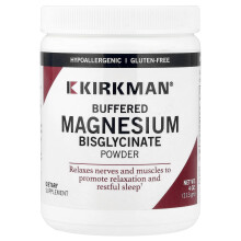 Kirkman Labs, Kiegyenlített Magnézium Bisglikinát Por, 4 oz (113 g)