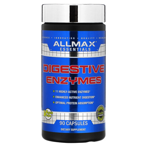 ALLMAX, Verdauungsenzyme, 90 Kapseln