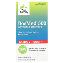 Terry Naturally, BosMed 500, Zaawansowane Boswellia, Duża Siła, 60 Miękkie Gelki
