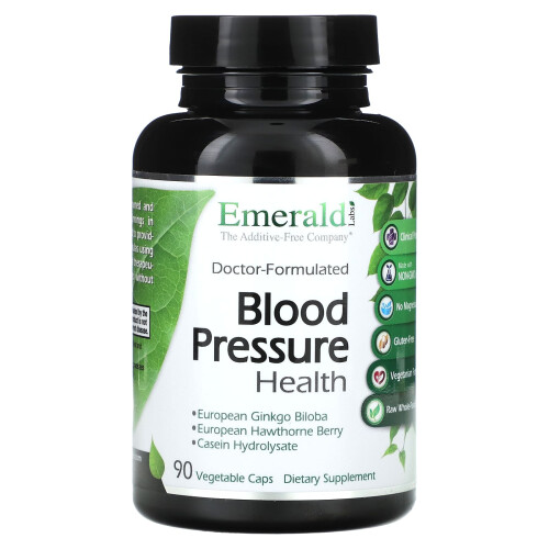Emerald Laboratories, Blodtryks Sundhed, 90 Vegetabel Kapsler