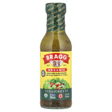 Bragg, Szervezett öntözés és marinád az alma ecetével, Vinaigrette, 12 fl oz (354 ml)