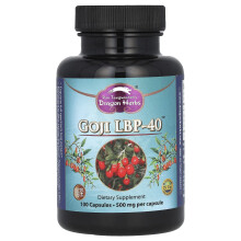 Dragon Herbs, Goji LBP-40, 500 mg, 100 Vegetariske Kapsler