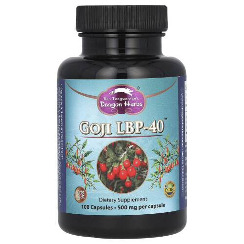 Δράγων Ηερμπς, Goji LBP-40, 500 mg, 100 Βοτανοθεραπευτικά Φύλλα
