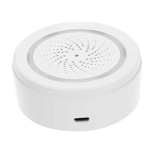 Έξυπνη σειρήνα Tuya WiFi με αισθητήρα θερμοκρασίας/υγρασίας 1