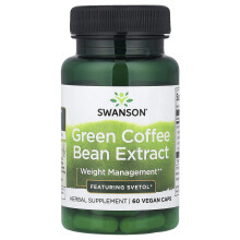 Swanson, Green Coffee Bean Extract, 60 Veggie Caps