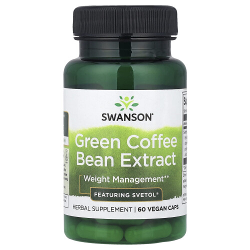 Swanson, Green Coffee Bean Extract, 60 Veggie Caps
