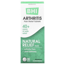 MediNatura, BHI, Arthritis, Pain Relief Tabletter, 100 Tabletter