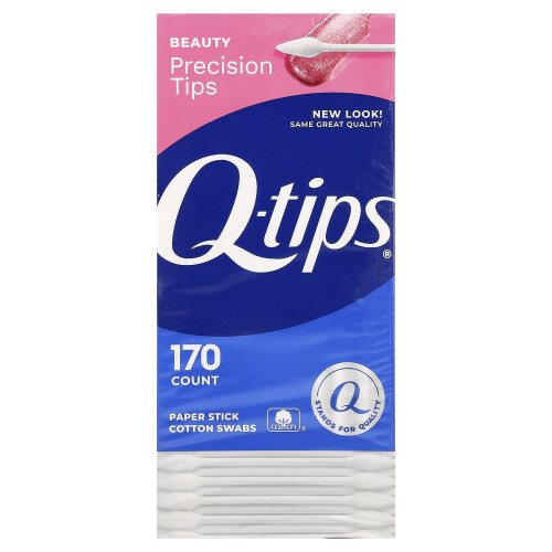 Q-tips, Bolas de Cotoné para Papel, 170 Bolas