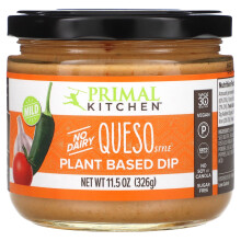 Primal Kitchen, Queso Tyylien Kasvisdip, Matala, 11,5 oz (326 g)