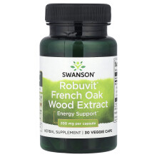 Swanson, Robuvit Französischer Eichenholz-Extrakt, 200 mg, 30 pflanzliche Kapseln