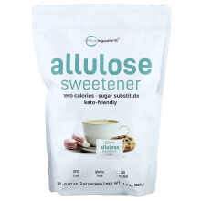 Micro Ingredients, Allulose Suikervervanger, 300 Pakkets, 0,07 oz (2 g) Elke