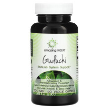 Amazing India, Guduchi, 500 mg, 60 Veggie Kapslar